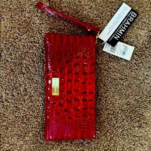 BRAHMIN - Croco Melbourne Leather (red)